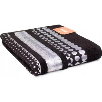 Ručník Ručník Silver 50x90 černý Faro