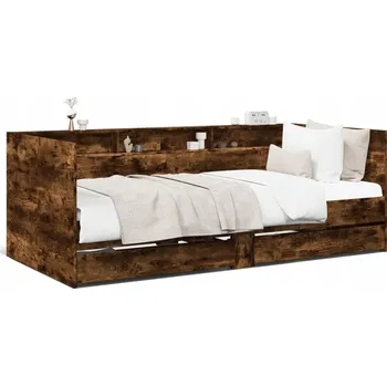 Postel Jednolůžková postel GV1 90x190 dekor dřeva dub