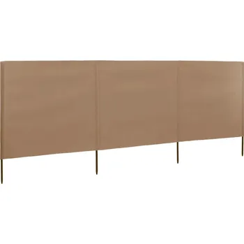 Paraván Paraván z netkané textilie taupe 400 x 120 cm