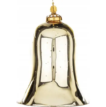 Vánoční dekorace Zdobená Vánoční Koule zvonku 15 cm 1 ks