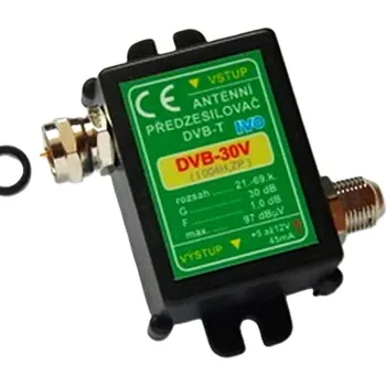 Příjem digitálního pozemního vysílání DVB-T/T2 zes.21-60.k.30dB venk.VZ