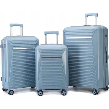 Artnico Tvrdý kufr sada ABS Sada kufrů 4v1 ABS kolečka černé tvrdé 97 l