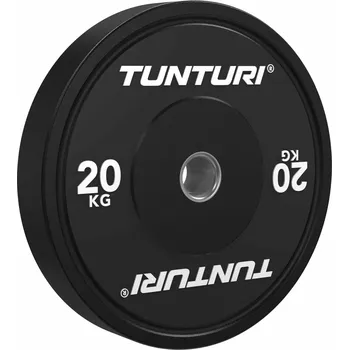 Kotouč Bumper Plate TUNTURI Platinum 20 kg Černý