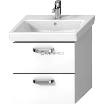 Koupelnový nábytek Smart20 Caserta Skříňka se 2 zásuvkami s umyvadlem 60 x 45 cm, bílá, H40A3844023001S