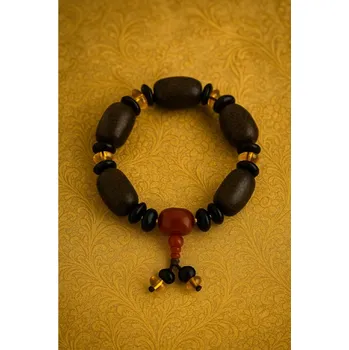 Náramek Náramek achát valounky 23-5