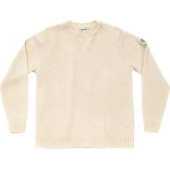 Pánská móda Vlněný svetr DEVOLD Nansen Refined Sweater, Offwhite - L