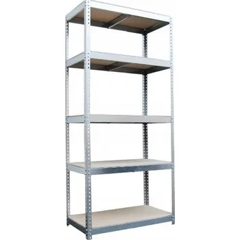 Dílenský regál Regál ZRW max. 280 kg, ocelový, 210 x 90 x 46 cm, pozinkovaný