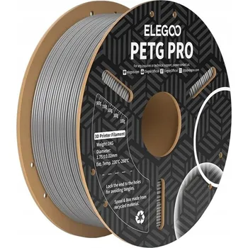 Filament PLA Filament Elegoo 1,75 mm 1 kg šedý