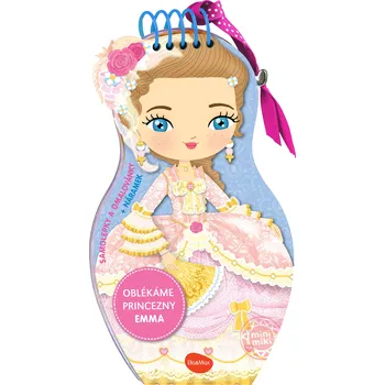 omalovánky Ella & Max Oblékáme panenky PRINCEZNA EMMA – Omalovánky