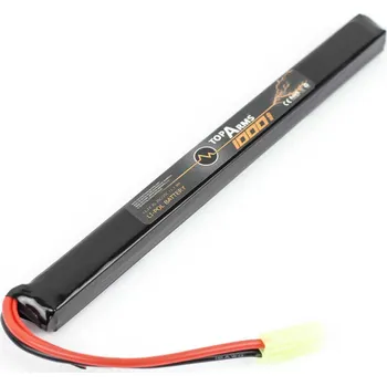 Baterie pro airsoftovou zbraň Li-Pol akumulátor TopArms 11,1V 1000mAh 20/35C - AK Mini Stick