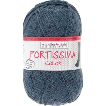 Příze Schoeller Stahl Fortissima color tweed 577 Jeans (Ponožková příze Fortissima tweed Jeans)