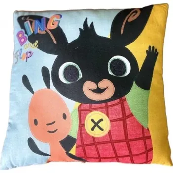 Polštář Dětský polštářek ZAJÍČEK BING s Flopem a Pando, polštář Bing