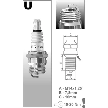 Zapalovací svíčka BRISK U17