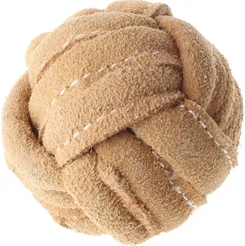 Hračka pro psa animALL Kožený míč L 10 cm