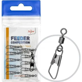 Obratlík s karabinkou Rolling Swivel with Safety Snap FC - 10 ks/vel.12
