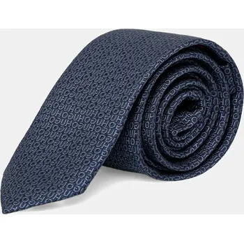 Kravata Hedvábná kravata HUGO Tie 6 cm modrá barva, 50545801 55X, vel. ONE SIZE