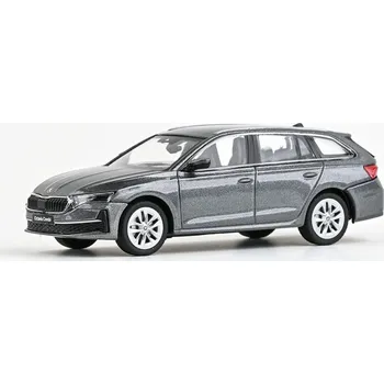 autíčko 1:43 Škoda Octavia IV FL Combi (2024) - Šedá Graphite Metalíza