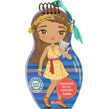 Hračka Oblékáme řecké panenky ELENA – Omalovánky