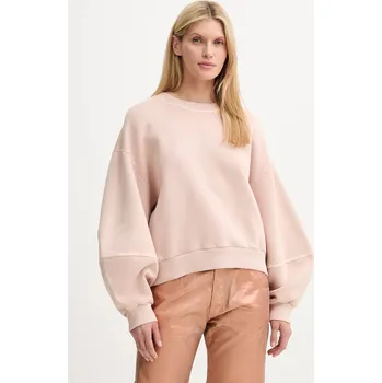 Dámská mikina Bavlněná mikina G-Star dámská, oranžová barva, hladká, D26361-D993 D26361.D993 03A, vel. L