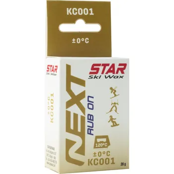 Lyžařský vosk Star Ski Wax Next Block Wet Rub On KC001 28g