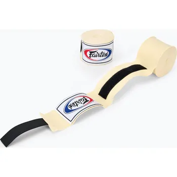 Bandáž na box a MMA Bandáže boxerské omotávky fairtex HW2 4.5M BÍLÉ
