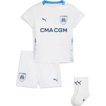 PUMA Dětská sportovní souprava 24/25 PUMA White Bleu Azur Blue 12 MĚSÍCŮ BÍLÁ|MODRÁ