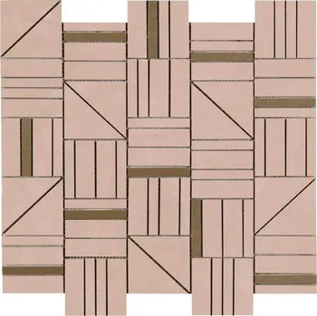 Obklad Ragno Resina Mozaika Forme Rosa 40 x 43 cm, matná, R7LL