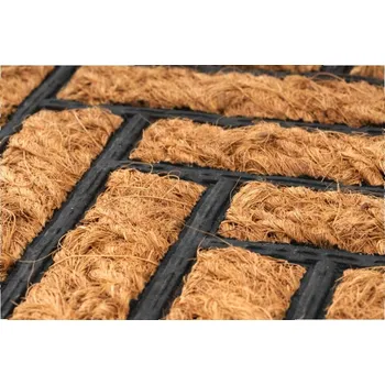 Rohožka Rohožka na schody kokosová s gumou dlouhá 75 cm x 25 cm