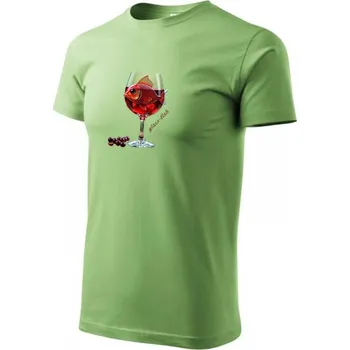 Tričko pánské s potiskem - glass-fish