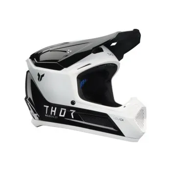 Helma na motorku Dětská Mx Helma THOR Fleet Storm Helmet Black/White 2026, Velikost M (50-51cm)
