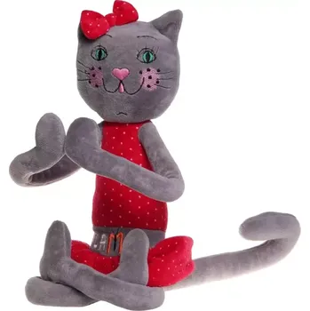 plyšák Noe kočka Salamba se skeletem