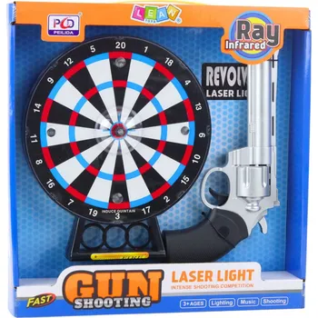 Dětská zbraň Laserová pistole Colt s terčem