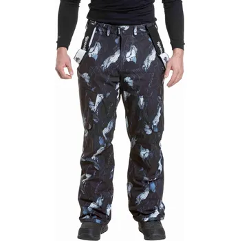 Snowboardové kalhoty Pánské SNB & SKI kalhoty Meatfly Bold černá/modrá L