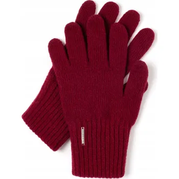 Rukavice Vivisence 7201 bordó vlněné univerzální velikosti pletené RUKAVICE