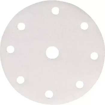 Brusný papír P-38009 Papír brusný suchý zip 150mm 9 děr K240, 50ks Makita