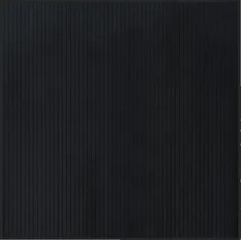 Obraz Moderní bambusová protiskluzová podložka černá 100 x 100 cm
