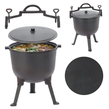 Hrnec LOVECKÝ LITINOVÝ KOTEL 11L 30,5 X 22 CM *3727