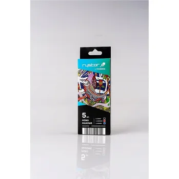 Kuličkové pero Rystor PK-07 balení 5 ks MODRÉ