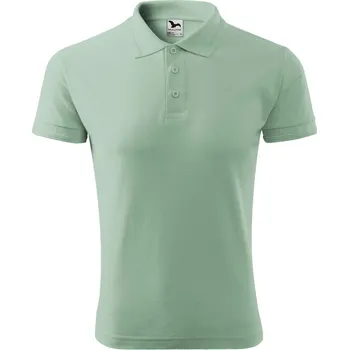 Pánské tričko MALFINI Pánská piké polokošile Malfini s bočními švy Barva: zelená pastelová, Velikost: L