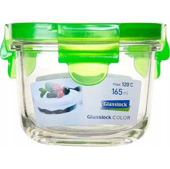 Dóza na potraviny GLASSLOCK Skleněná kuchyňská dóza ZELENÁ