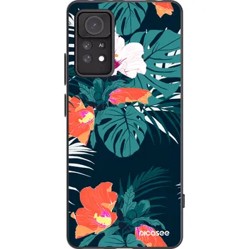 Pouzdro na mobilní telefon Picasee silikonový černý obal pro Xiaomi Redmi Note 11 Pro 5G - Monstera Color