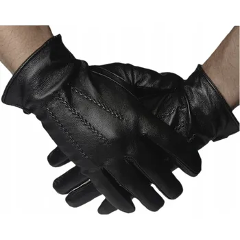 Rukavice Pánské kožené rukavice zateplené přírodní kůže vel. L / 12