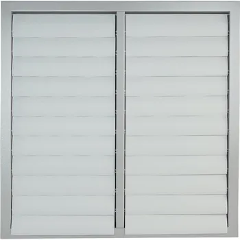 Větrací mřížka Dalap SMPG 715 Kovová větrací mřížka se samotížnými lamelami bez příruby 715x715 mm, šedá