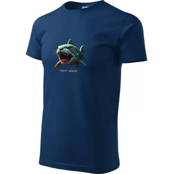 Pánské tričko Tričko pánské s potiskem - angry tiger-shark