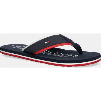 Dámské žabky Žabky Tommy Hilfiger TUMBLE BEACH SANDAL pánské, tmavomodrá barva, FM0FM05710 59X, EUR 40