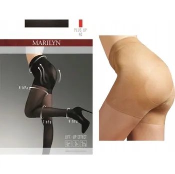 Dámské punčochy Stahovací Punčocháče Marilyn PLUS UP 40 béžové 5