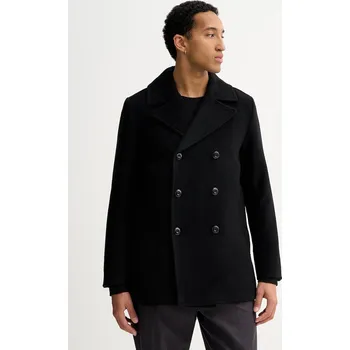 Dámský kabát Kabát s příměsí vlny G-Star Wool Peacoat černá barva, D27310-E155 D27310.E155 99X, vel. M