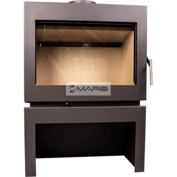 Krbová kamna Kamna krbová Atenea, Eco design, antracit, 5,0-12,0 kW + redukce 190/180, ATENEA-SET