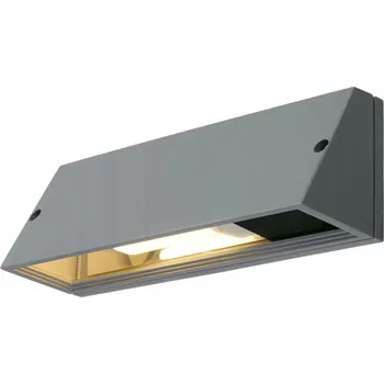 Nástěnné svítidlo PEMA SQUARE nástěnné svítidlo stříbrnošedé E27 max. 15W SLV