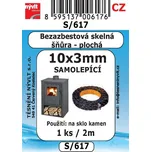 Nývlt Šňůra skelná plochá, samolepící, do 600°C, 10 x 3 mm, 2 metry, S/617